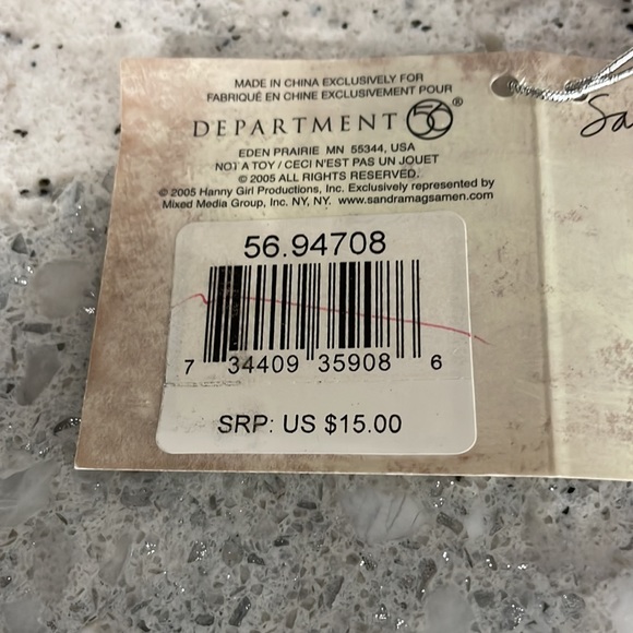 Ceramic Department 56 Sign - With Each Year You Grow More Wonderful - Picture 3 of 3